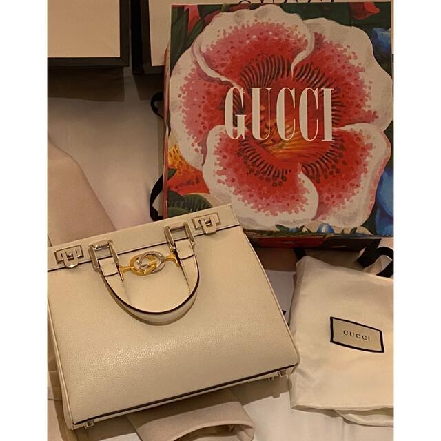 新品登場 Gucci - GUCCI グッチ バッグ レディース ズゥミ ホワイト