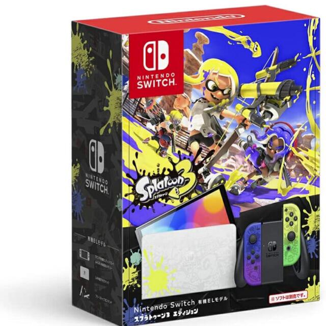 新品Nintendo Switch（有機ELモデル）スプラトゥーン3エディションゲームソフト/ゲーム機本体