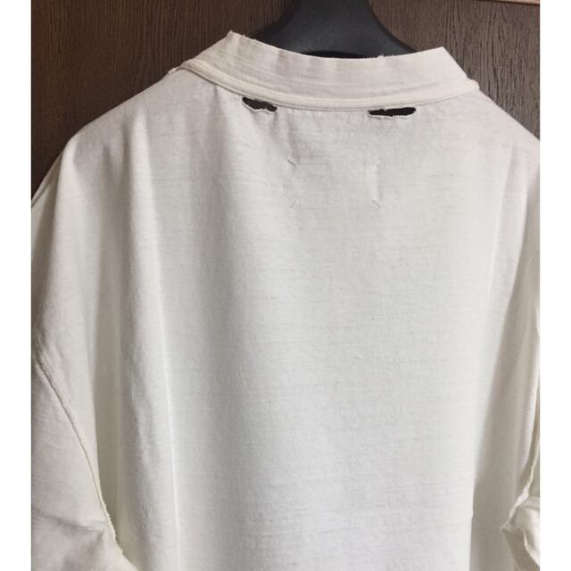 メンズ50新品 メゾン マルジェラ デストロイ オーバーサイズ Tシャツ メンズ 半袖