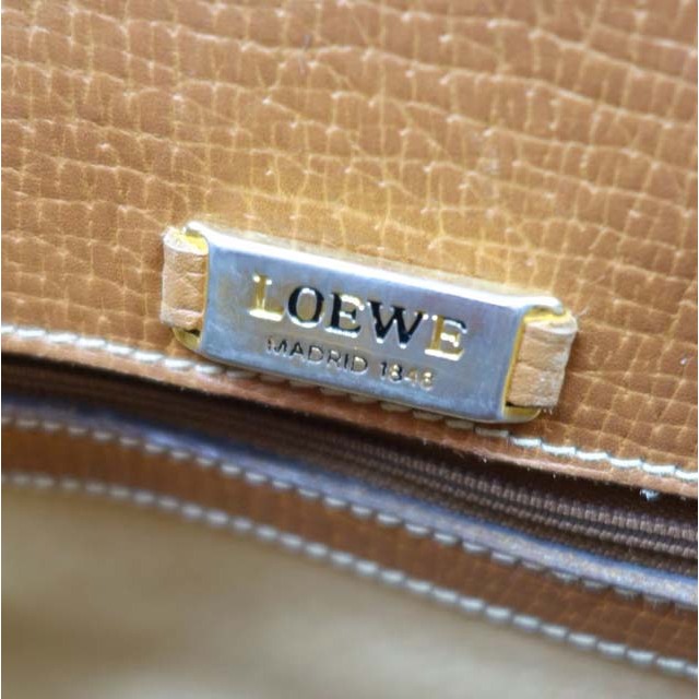 LOEWE(ロエベ)のVintage ロエベ バッグ トートバッグ カーフレザー 本革 ブラウン レディースのバッグ(トートバッグ)の商品写真