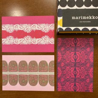 マリメッコ(marimekko)のマリメッコ　marimekko ポストカード　3枚セット　北欧雑貨　アート　(その他)