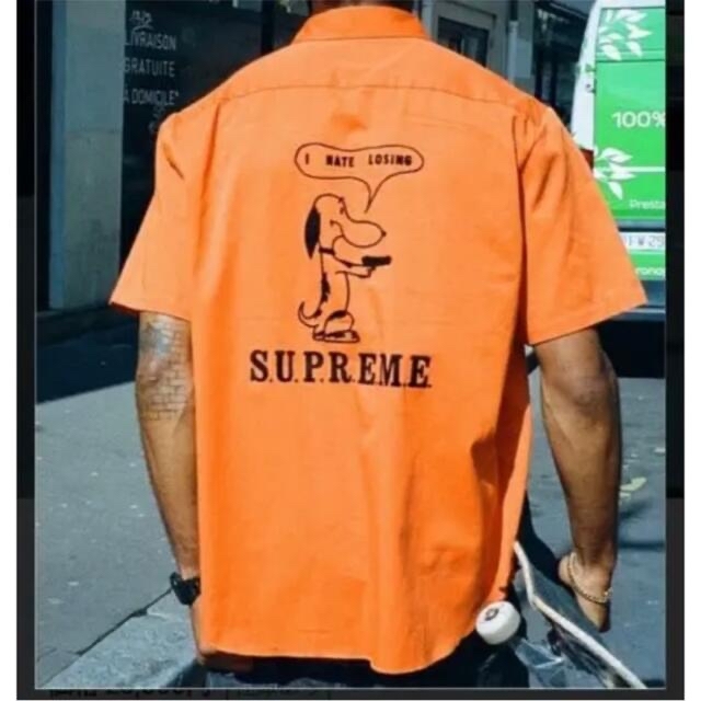 Supreme(シュプリーム)のSupreme Dog S/S Work Shirt Black 21ss メンズのトップス(シャツ)の商品写真