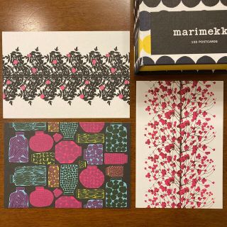 マリメッコ(marimekko)のマリメッコ　marimekko ポストカード　3枚セット　北欧雑貨　アート　(その他)