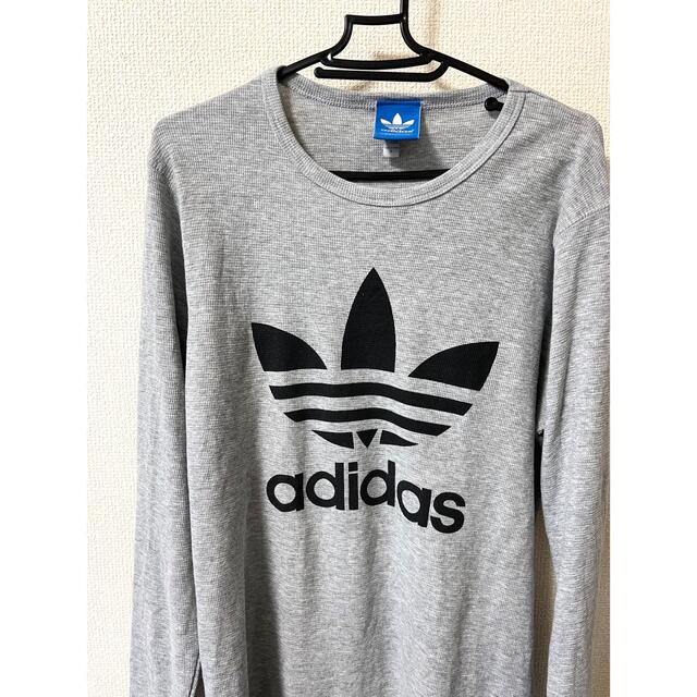 adidas(アディダス)のゼロ様専用adidas デカロゴ トレフォイル ロンＴ   メンズのトップス(Tシャツ/カットソー(七分/長袖))の商品写真