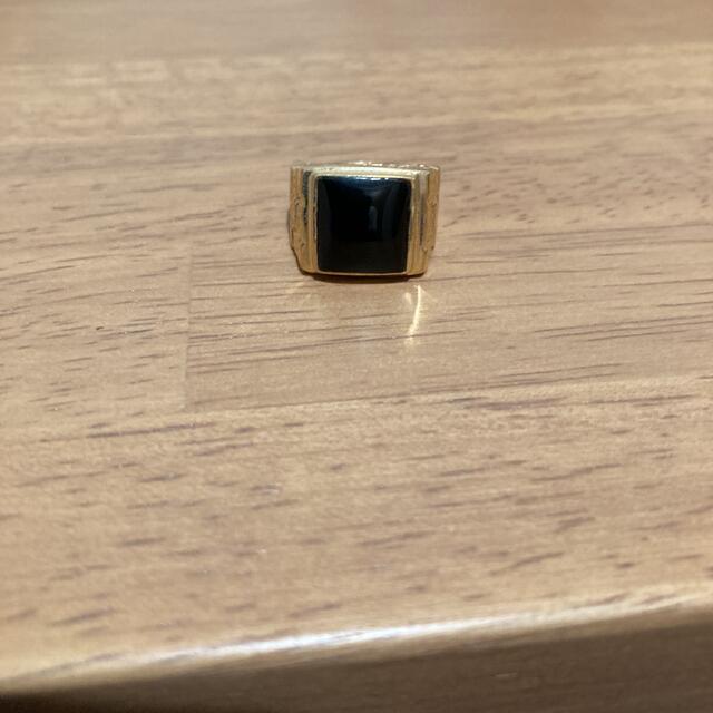 Supreme onyx ring オニキス14k ゴールド ピンキー リング