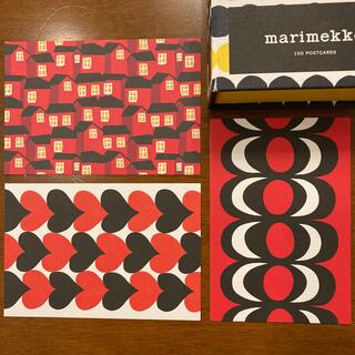 マリメッコ(marimekko)のマリメッコ　marimekko ポストカード　3枚セット　北欧雑貨　アート　(その他)