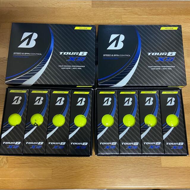 TOUR B XS イエロー 2ダース 24球BRIDGESTONE GOLF 激安超安値 7040円