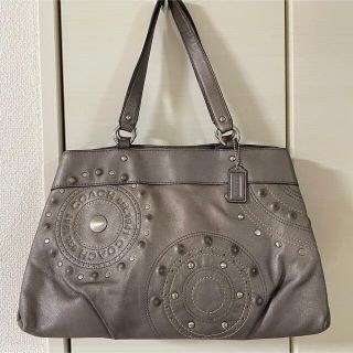 コーチ(COACH)の【COACH】コーチ トートバッグ 16273 レザー ハンドバッグ グレー(トートバッグ)