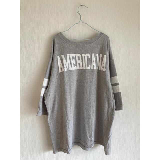 DEUXIEME CLASSE(ドゥーズィエムクラス)のAP STUDIO AMERICANA ボーイフレンド フットボールTシャツ レディースのトップス(カットソー(長袖/七分))の商品写真