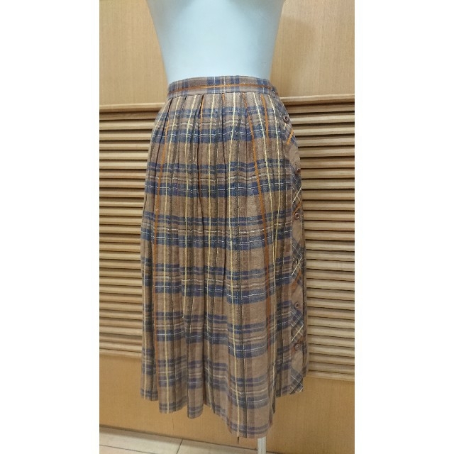 LAPINE(ラピーヌ)のLAPINE☆ラピーヌ  チェックロングスカート レディースのスカート(ロングスカート)の商品写真