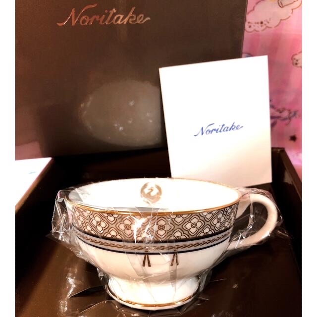 刀剣乱舞 Noritake ノリタケ ティーカップ＆ソーサーセット 鶴丸国永