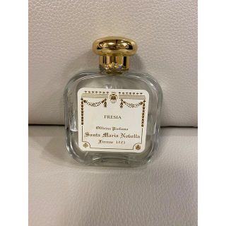 サンタマリアノヴェッラ(Santa Maria Novella)のサンタマリアノヴェッラ　フリージア　使用済み　100mL 香水　箱あり　蓋訳あり(香水(女性用))