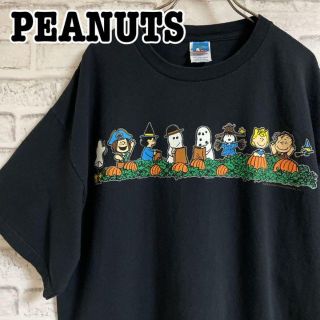 ピーナッツ(PEANUTS)のPEANUTS SNOOPY スヌーピー キャラTシャツ 半袖輸入品 ゆるだぼ(Tシャツ/カットソー(半袖/袖なし))