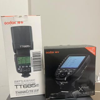 フジフイルム(富士フイルム)のgodox TT685・XproF(ストロボ/照明)