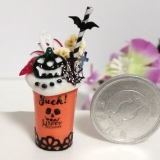 (No.87) ハロウィン  オブジェ  ドリンク(ミニチュア)