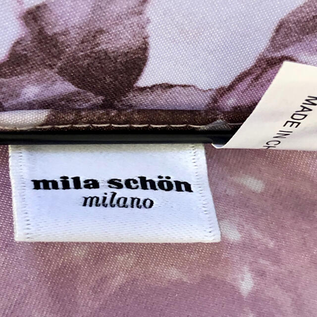 mila schon(ミラショーン)の★新品★ミラショーン　折りたたみ傘　雨傘　大きめ　サテン　花柄　ピンク レディースのファッション小物(傘)の商品写真