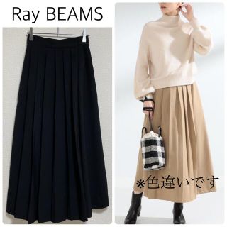 レイビームス(Ray BEAMS)の【格安】Ray BEAMSプリーツラップガウチョパンツ　黒　サイズ0(カジュアルパンツ)