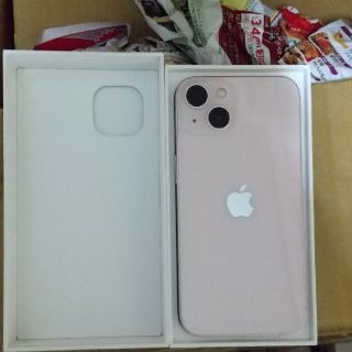 アイフォーン(iPhone)のiphone13 ピンク 128GB(スマートフォン本体)