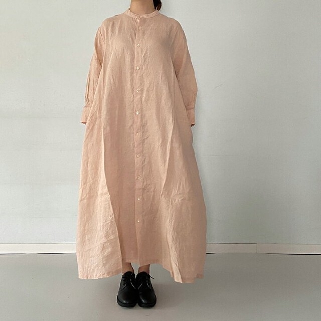 nest Robe(ネストローブ)のICHI♡フレンチリネンシャンブレーワンピース レディースのワンピース(ロングワンピース/マキシワンピース)の商品写真