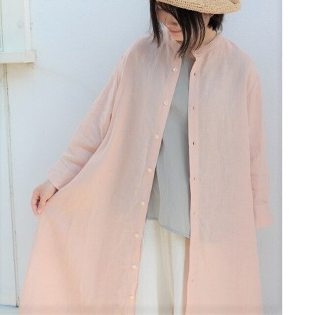 nest Robe(ネストローブ)のICHI♡フレンチリネンシャンブレーワンピース レディースのワンピース(ロングワンピース/マキシワンピース)の商品写真