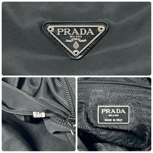 PRADA(プラダ)の【PRADA】プラダ ショルダートートバッグ A4○ ナイロン ブラック レディースのバッグ(トートバッグ)の商品写真
