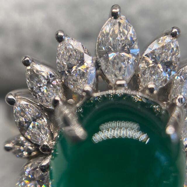 コロンビア産エメラルド　3.48ct   GIA鑑  F1  リング レディースのアクセサリー(リング(指輪))の商品写真