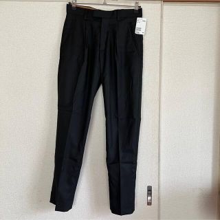 エイチアンドエム(H&M)のH&M 新品未使用　メンズ　タグ付き　スラックス　XL LL ブラック黒　スーツ(スラックス)