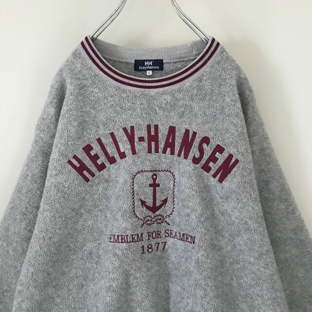 HELLY HANSEN(ヘリーハンセン)のヘリーハンセン★クルーネック★ラインリブネック★短丈★プルオーバーシャツ★刺繍 メンズのトップス(スウェット)の商品写真