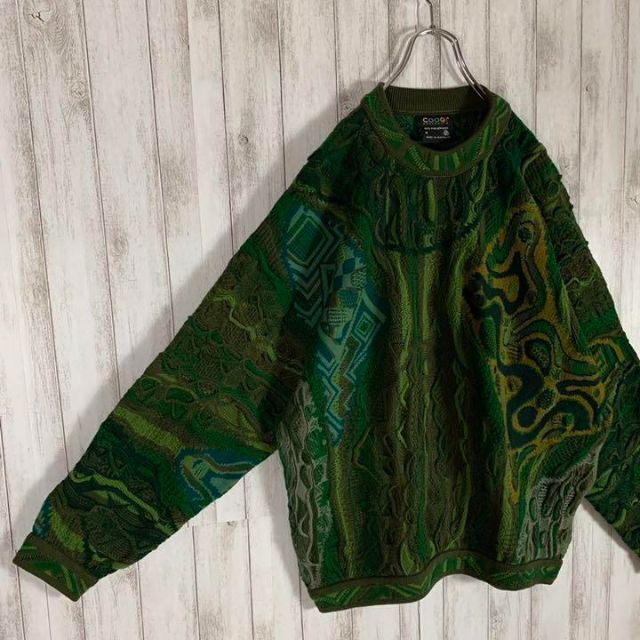 幻の1点モノ】coogi クージー 立体 編込み 3Dニット 即完売モデル