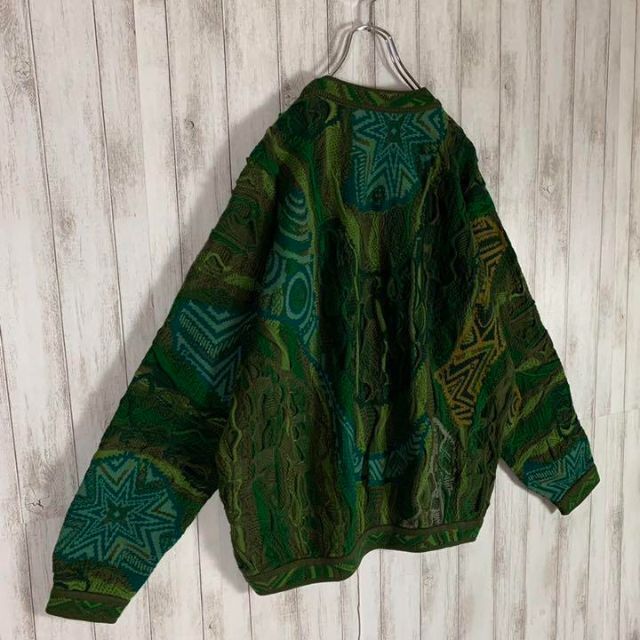 【幻の1点モノ】coogi クージー 立体 編込み 3Dニット 即完売モデル