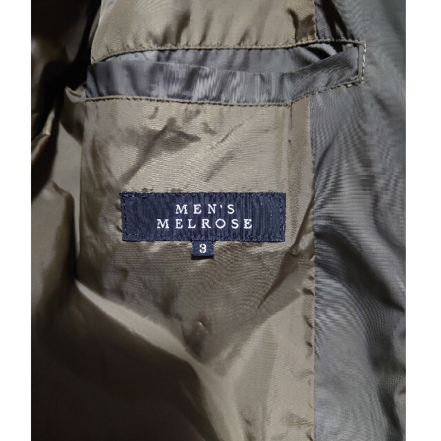 MEN'S MELROSE(メンズメルローズ)のMEN'S MELROSE　中綿スタンドカラーショートコート　Mサイズ メンズのジャケット/アウター(ナイロンジャケット)の商品写真
