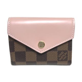 ルイヴィトン(LOUIS VUITTON)のルイヴィトン N60167 三つ折り財布 ローズバレリーヌ   LOUIS VUITTON カードケース付小銭入 ダミエ(財布)