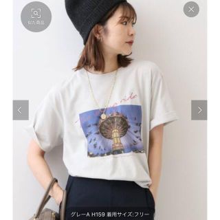 スローブイエナ(SLOBE IENA)の【完売商品】SLOBEIENA フォトTシャツ(Tシャツ(半袖/袖なし))