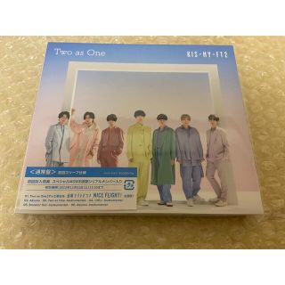 キスマイフットツー(Kis-My-Ft2)のKis-My-Ft2 Two as One通常盤　シリアルナンバーあり(ポップス/ロック(邦楽))