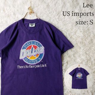 リー(Lee)の一点物US輸入★90s 半袖Tシャツ Lee Sサイズ 紫 ビンテージ USA製(Tシャツ(半袖/袖なし))