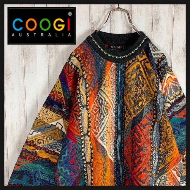 【激レア】coogi クージー 立体 編込み 3Dニット 即完売モデル 希少