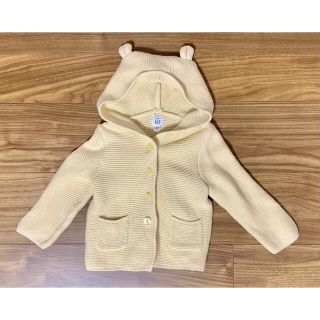 ベビーギャップ(babyGAP)の【美品】GAP baby 人気 ブラナンベア ガーターニットカーディガンパーカー(カーディガン/ボレロ)