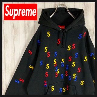 シュプリーム(Supreme)の【超希少XXLサイズ】Supreme Sロゴ 満載 刺繍ロゴ 入手困難 パーカー(パーカー)