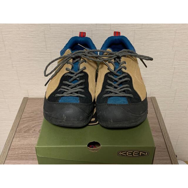 キーン KEEN ジャスパーロックス ベージュ ブルー 27cm