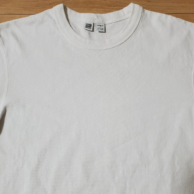 UNIQLO(ユニクロ)のUNIQLO U クルーネック　半袖Tシャツ　白　XS メンズのトップス(Tシャツ/カットソー(半袖/袖なし))の商品写真