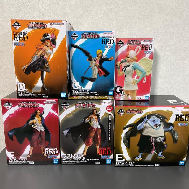 ONE PIECE FILM RED 1番くじまとめ売りフィギュア