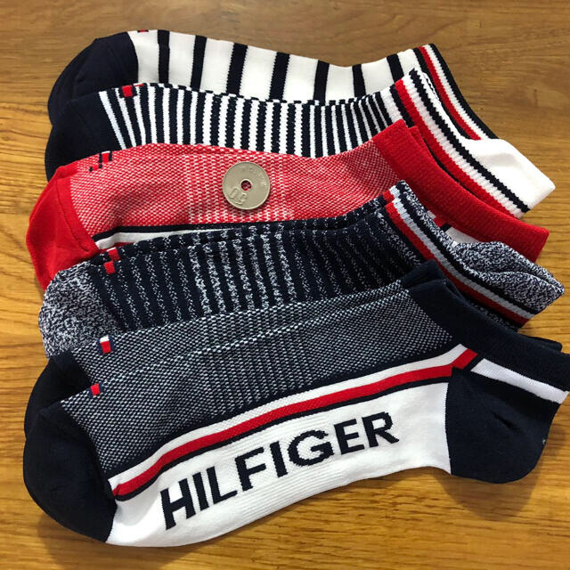 TOMMY HILFIGER(トミーヒルフィガー)の新品トミーヒルフィガーTOMMY HILFIGERレディース5足セット117 レディースのレッグウェア(ソックス)の商品写真