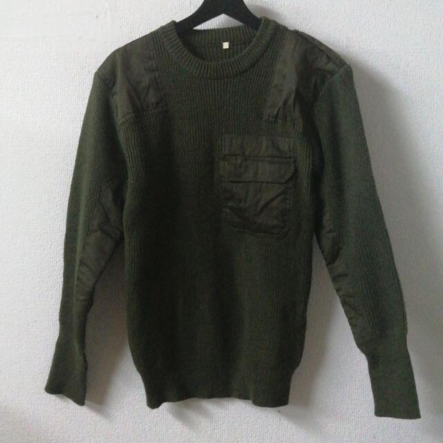 vintage miritary combat sweater ay