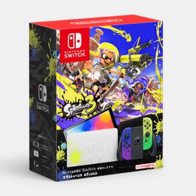 Nintendo switch 本体 有機EL スプラトゥーン3エディションゲームソフト/ゲーム機本体