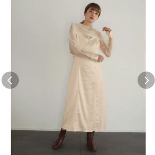 【未使用品】cleio ワンピース　シースルー　結婚式　ドレス