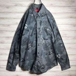 Supreme - 【入手困難!!】✈︎ シュプリーム 総柄 長袖シャツ ゆるだぼ
