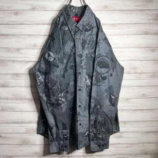 Supreme - 【入手困難!!】✈︎ シュプリーム 総柄 長袖シャツ ゆるだぼ
