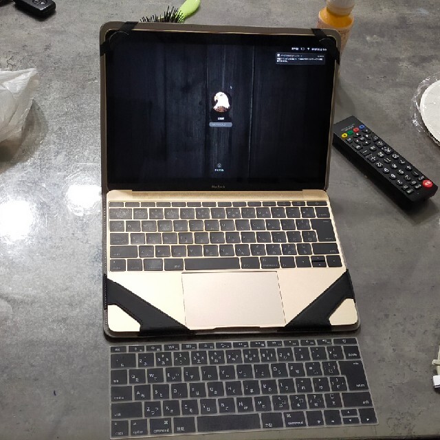 動作品☆MacBook12 Retina 2015 ゴールド　12インチ　おまけ