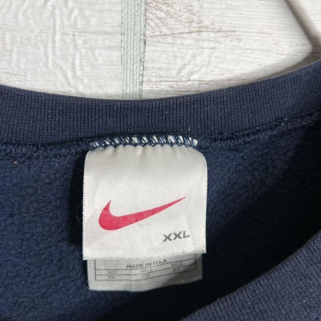 NIKE - 【USA製!!】ナイキ ✈︎刺繍ロゴ 白タグ ゆるだぼ 裏起毛 NIKE - 【USA製!!】ナイキ ✈︎刺繍ロゴ 白タグ ゆるだぼ 裏起毛