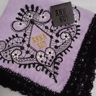 アナスイ(ANNA SUI)の値下げ📌アナスイ☆大判タオルハンカチ💜(ハンカチ)